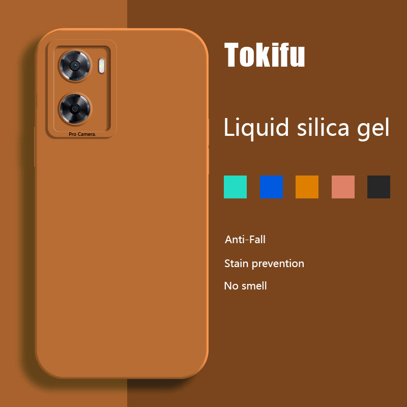 【FUPANG】Tokifu For OPPO K10 5G Casing The New Liquid Angel Eyes Phone Full Anti-fall Back Cover