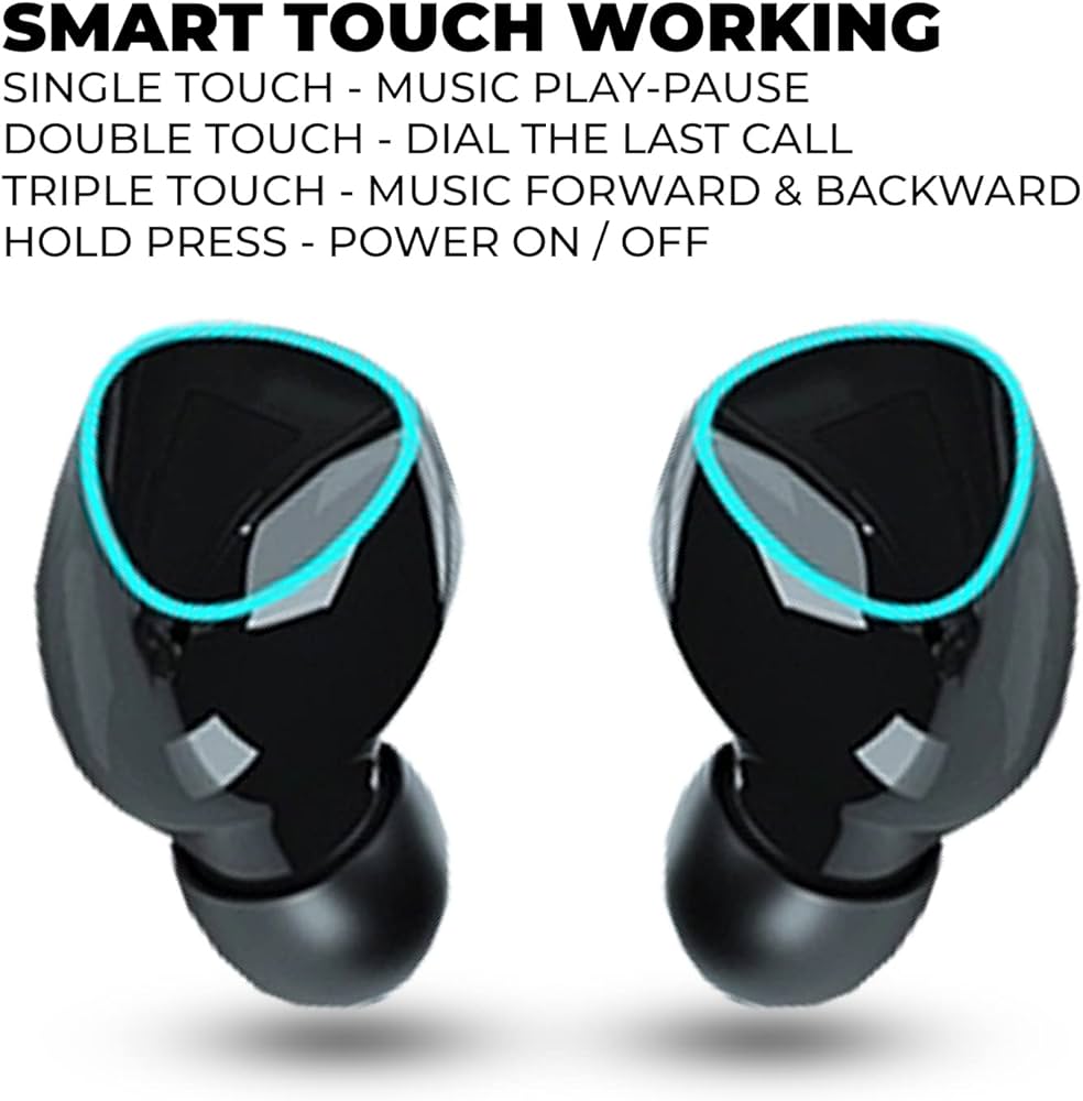 M10 Tws Wireless Earphone Touch Bluetooth Earplugs In The Ear Stereo Sport Headsets Cvc8.0 Noise Reduction Headphones With Digital Display Black Good Effect And Easy To Use - Bluetooth Headphone. 