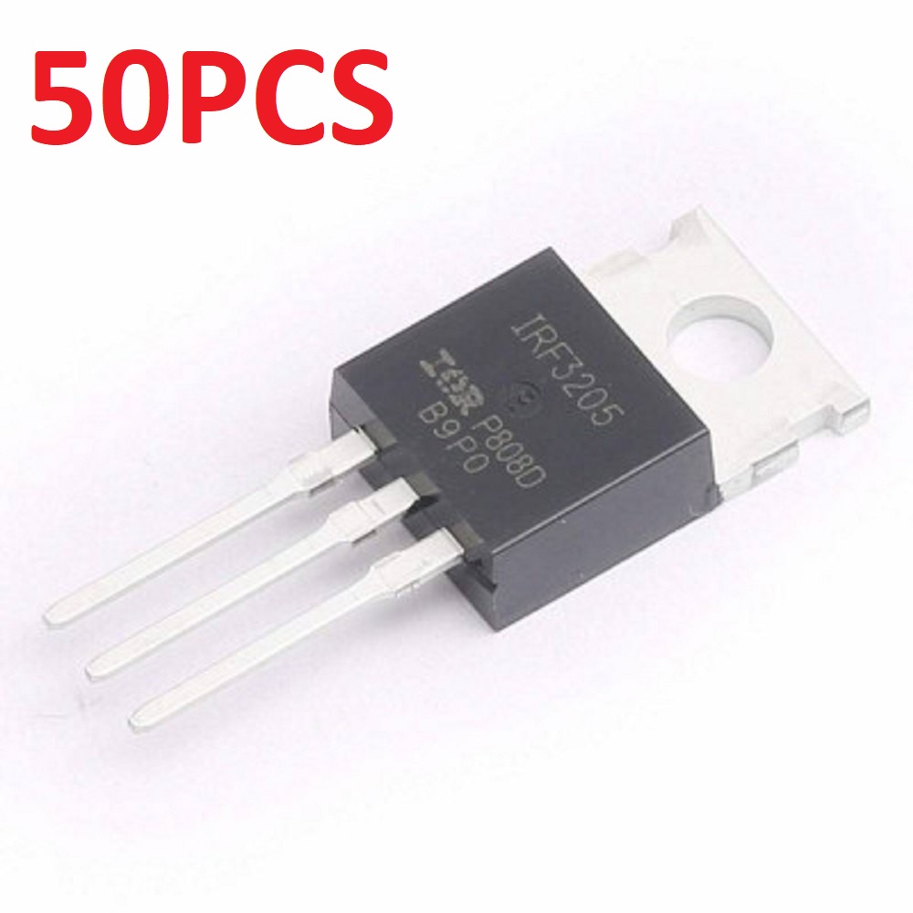 50PCS - IRF3205 MOSFET IC A Class IRF 3205 55V 110A 200W TO-220 N Channel Power MOSFET 3 Pin Transistor IC
