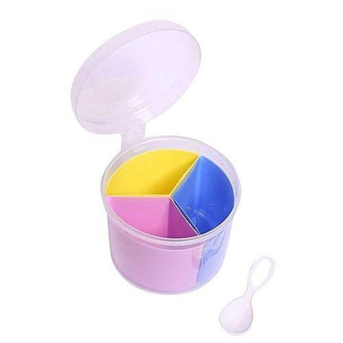 Spice Jar Box 3 PCs Container - Transparent