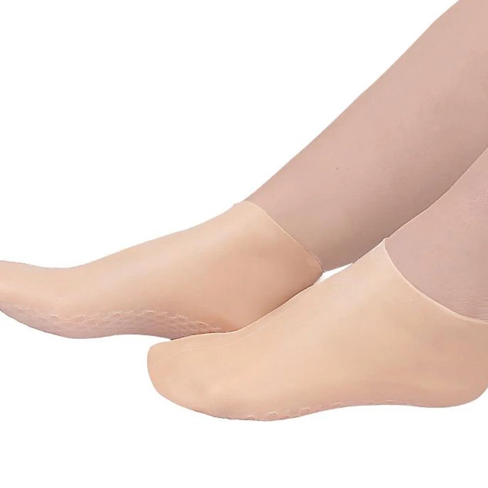 3 Pairs Moisturizing Socks Moisture for Dry Feet Overnight Moisturizer Lotion Aloe Damping Cracked Heel Gel Women Foot Care. 