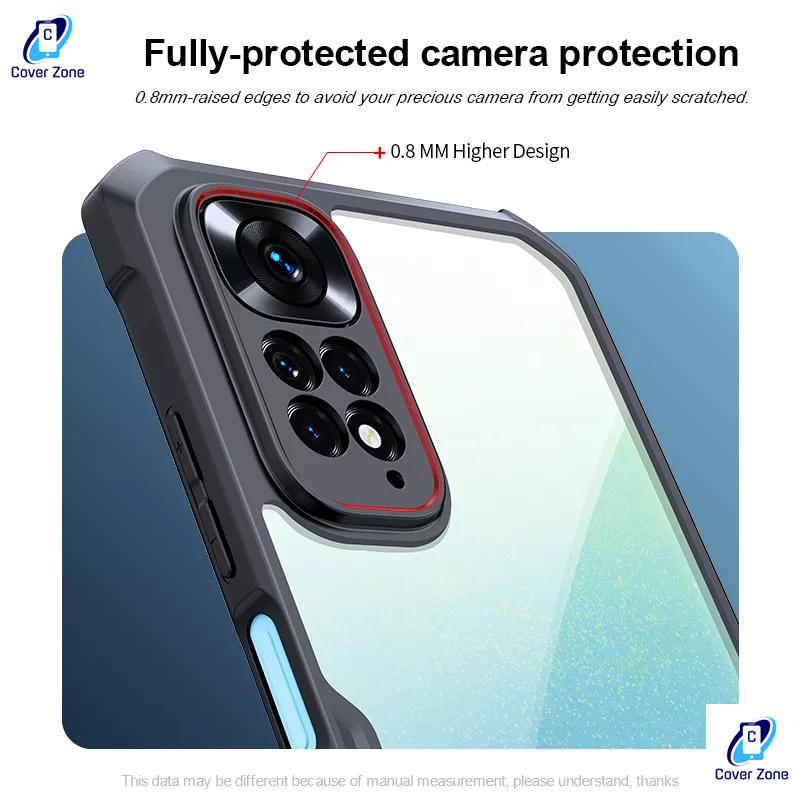 For Tecno Spark 6 Air / Tecno Spark 5 Air Shockproof TPU Bumper Clear Acrylic Mobile Phone Case For Tecno Spark 6 Air Back Cover - Camera. 