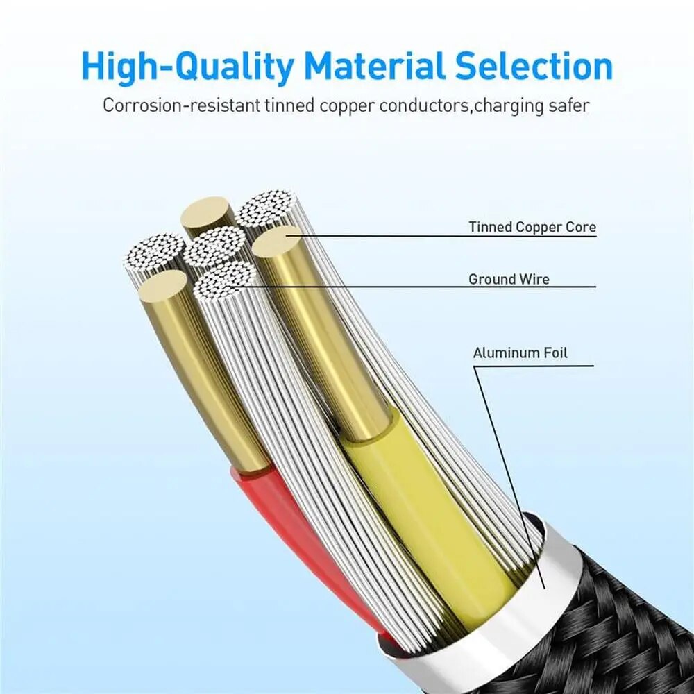 Olaf 2m Magnetic Micro USB Cable For iPhone Samsung Android Mobile Phone Fast Charging USB Type C Cable Magnet Charger Wire Cord. 