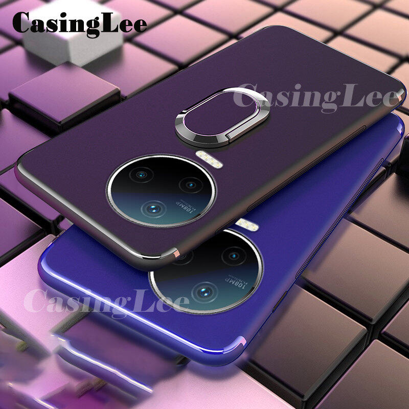 For infinix Note 12 2023 Case Soft matte full Protector Shockproof Car Magnetic Holder Ring Phone Cover Casing hp infinix Note12 2023 Phone cases. 