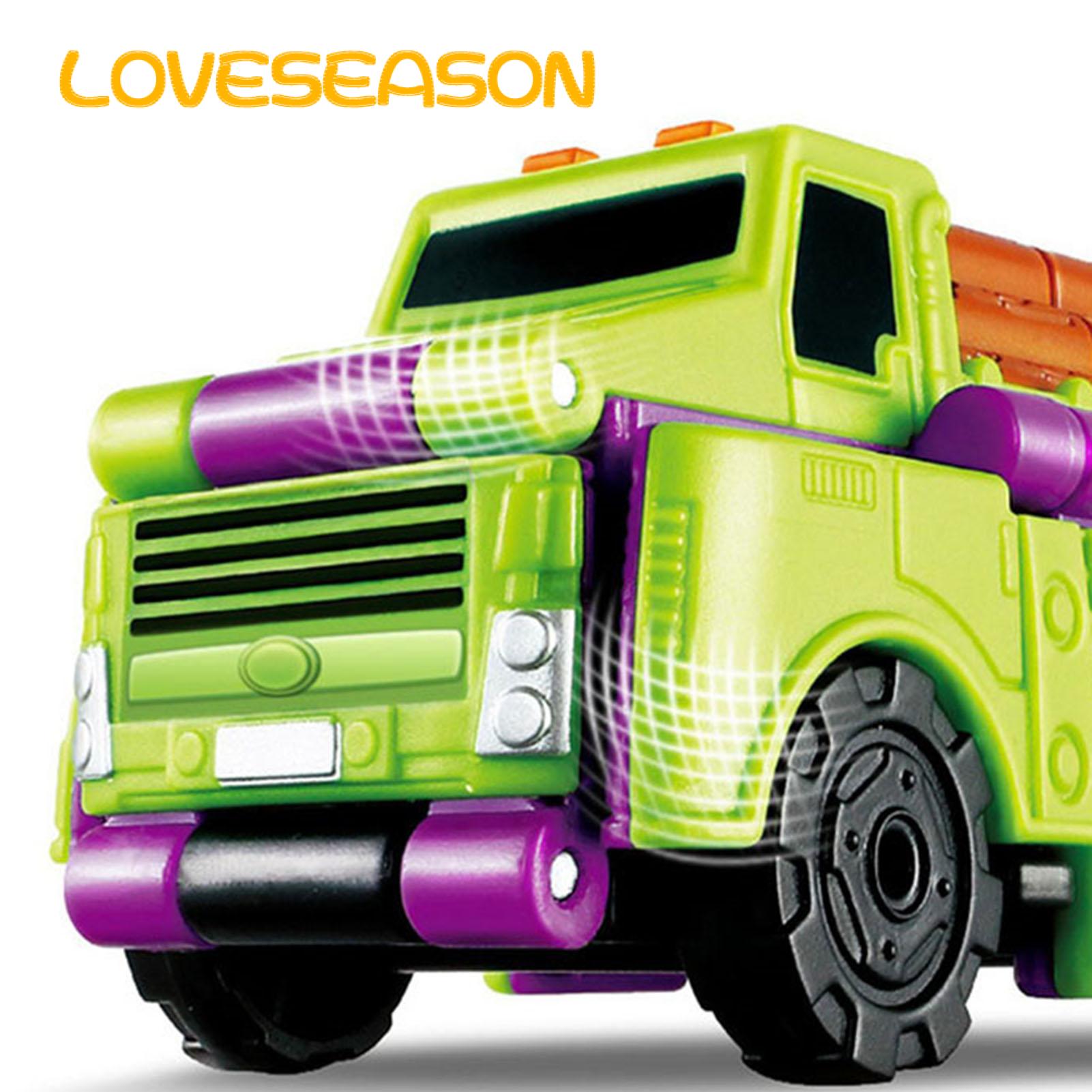 Convertible Toy Car 3-in-1 Transformable Toy Car for Kids Portable Dual-design Creative Shape-changing Vehicle Perfect Gift for Children in Asia. 