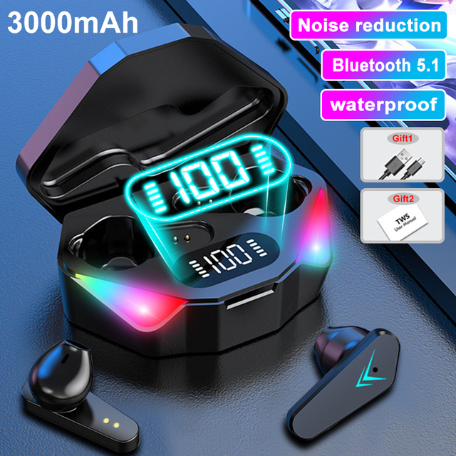 HLstar® NEW Air buds X15 TWS Wireless Earphone 5.3 bluetooth Headphone 65ms Low Latency Earbud Esport Gaming Headset Gamer With Microphone For Mobile. 
