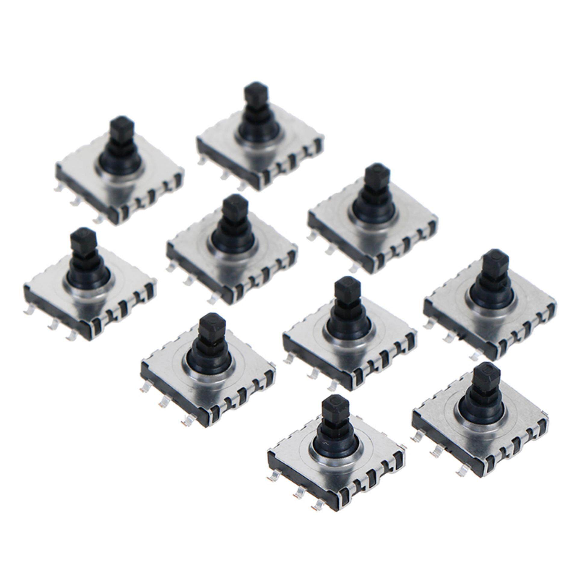 10pcs 5 Five Way Switch 10 * 10 * 9mm Multi Direction Switch Touch Reset Button. 