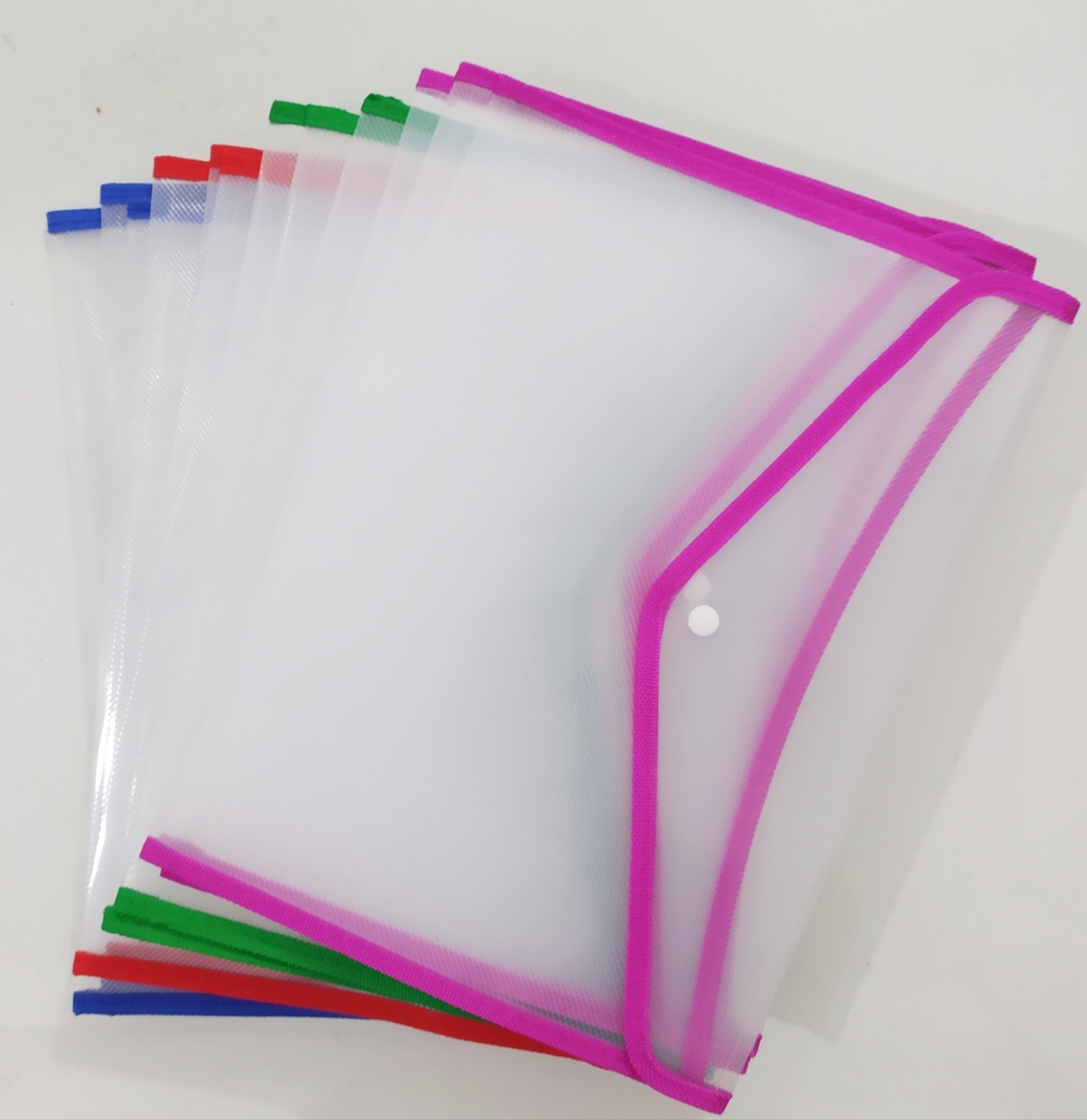 Liner File / Button File / Clear File / Documents Carrier File / Office & School File. (12 Pieces). 