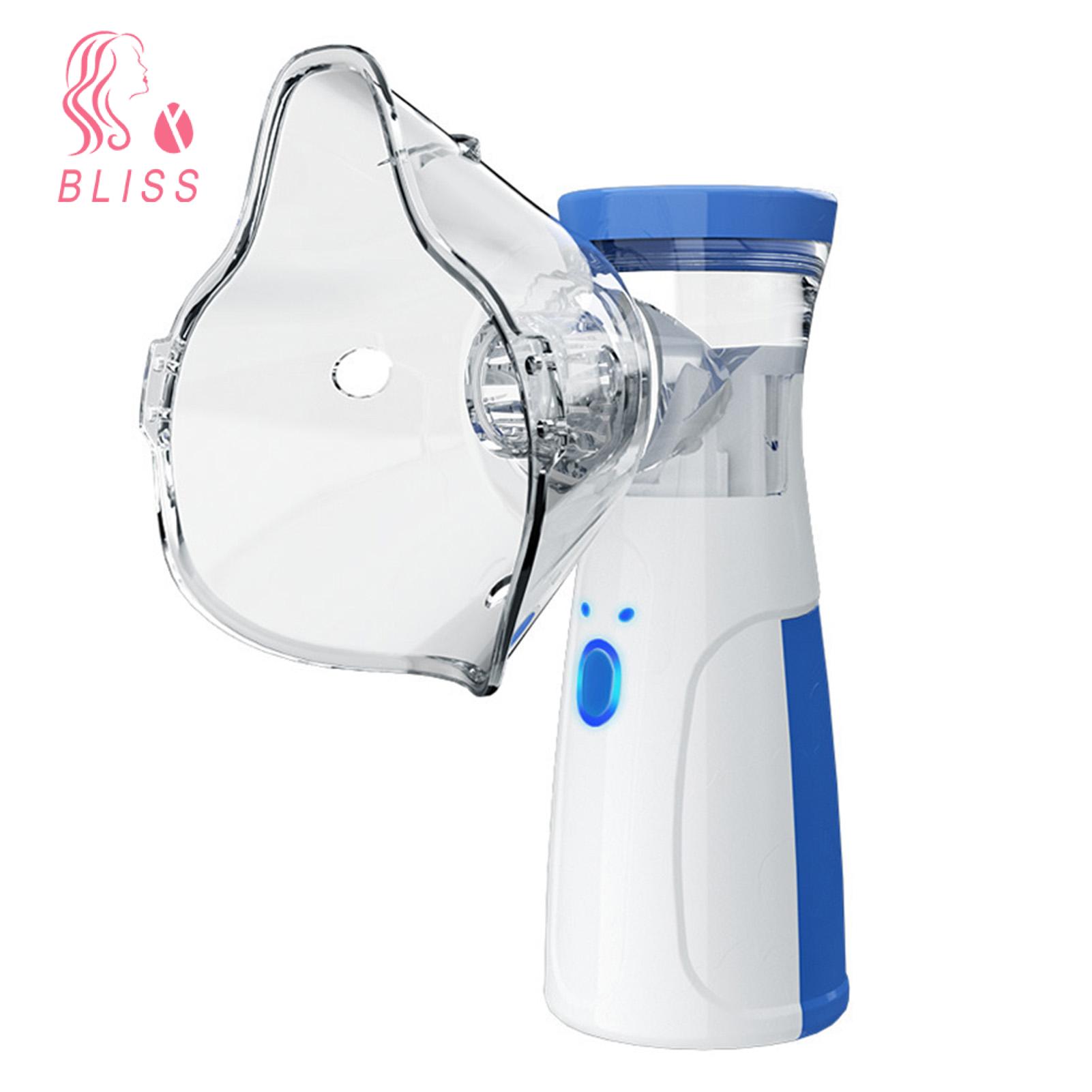 Bliss Portable Nebulizer Portable Mesh Nebulizer Machine for Kids Adults Battery Powered Low Noise User-friendly Design Ideal. 