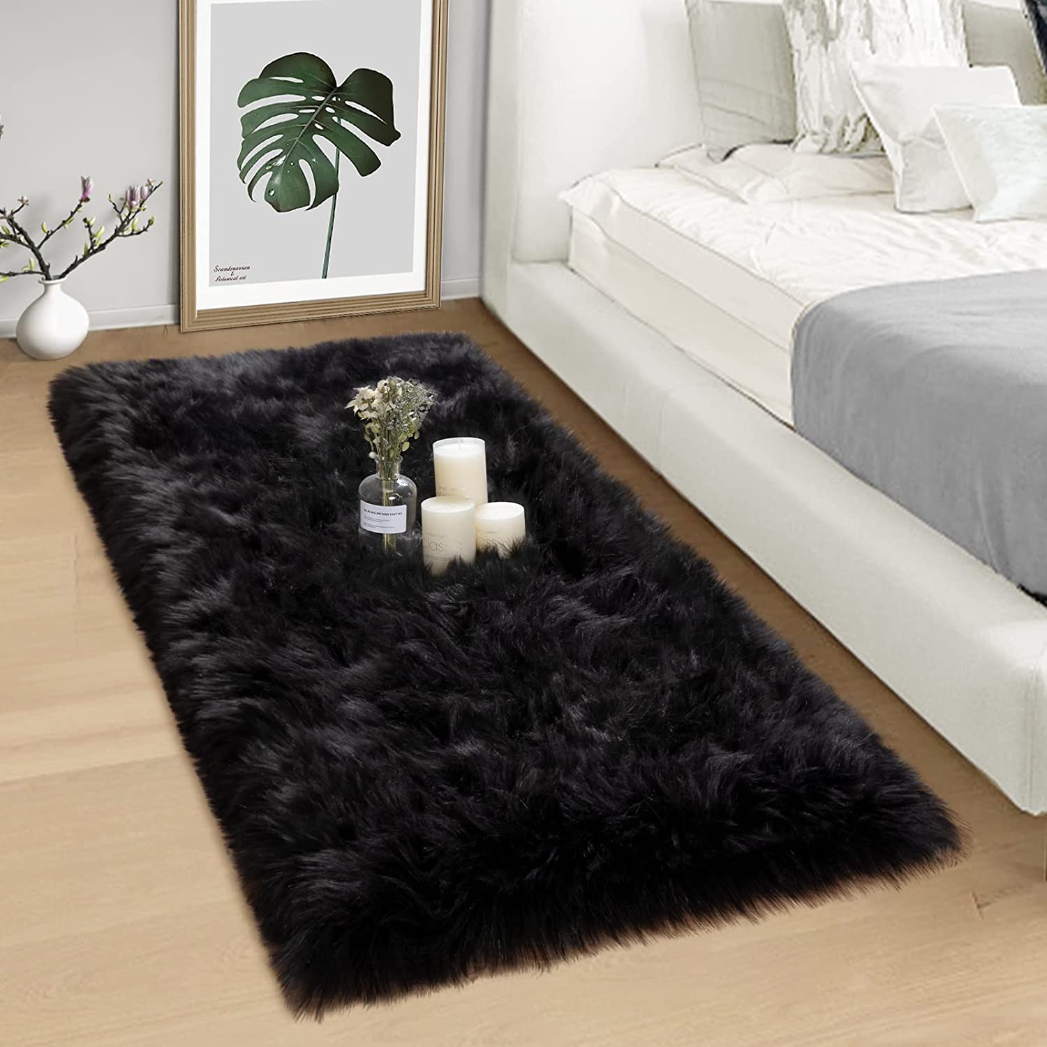 Sustainable Faux Fur Rug Runner Carpet