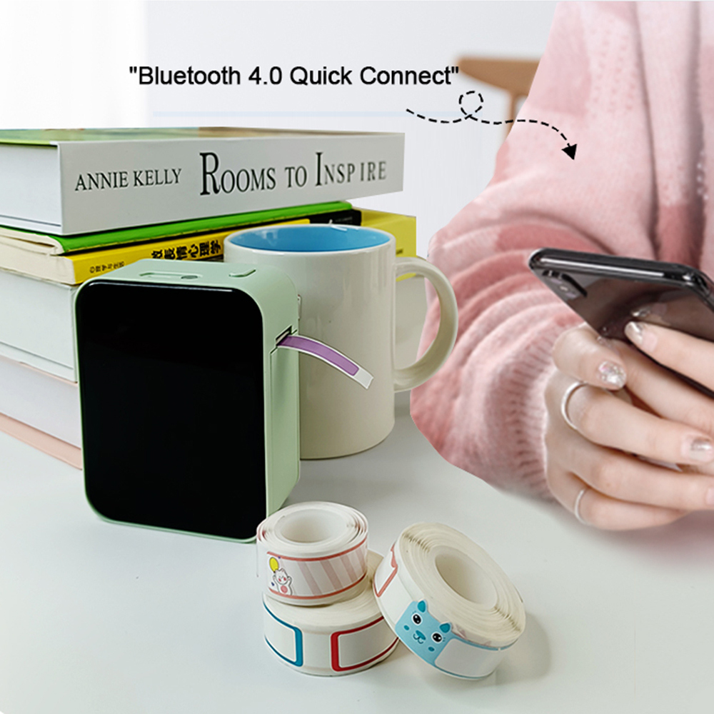 Marklife P15Wireless Bluetooth Label Printer Portable Thermal Printer Similar as D11 D110 D101 Label Machine Mini Label Maker minghao. 