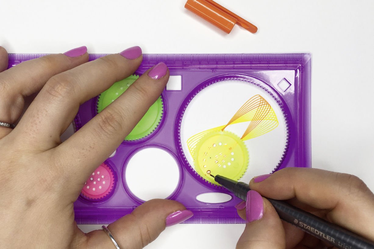 Design Ruler / Drawing Box-Multi-Color. 