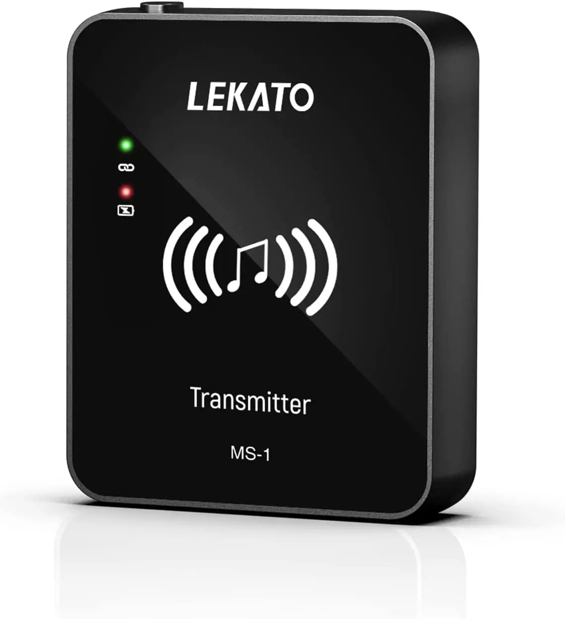 LEKATO Wireless IEM System with Transmitter Receiver Wireless in-Ear Monitor System 2.4Ghz Automatic for Studio Live (MS-1G). 