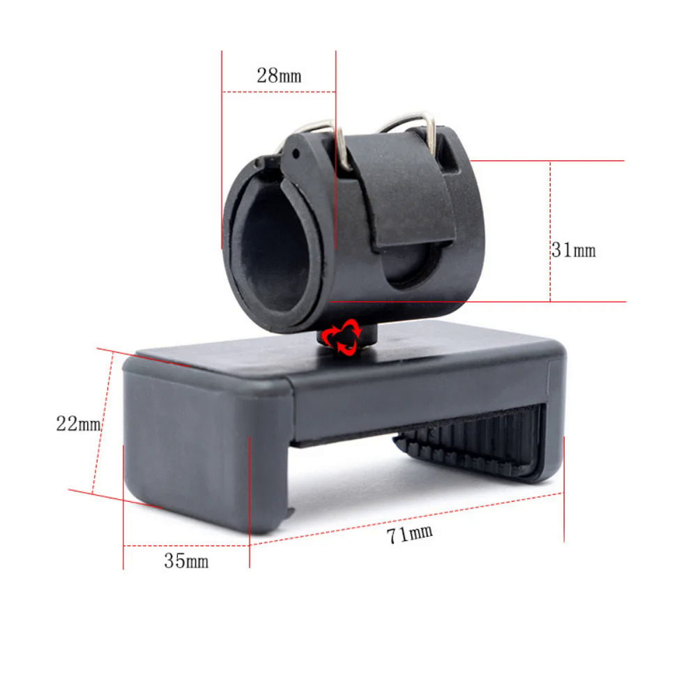 Wrumava Phone Clip Mount Bracket Adapter APP Cell Phone Holder for GoPro Hero 12 11 9 8 Selfie Stick 3 Way Monopod Extend Pole. 