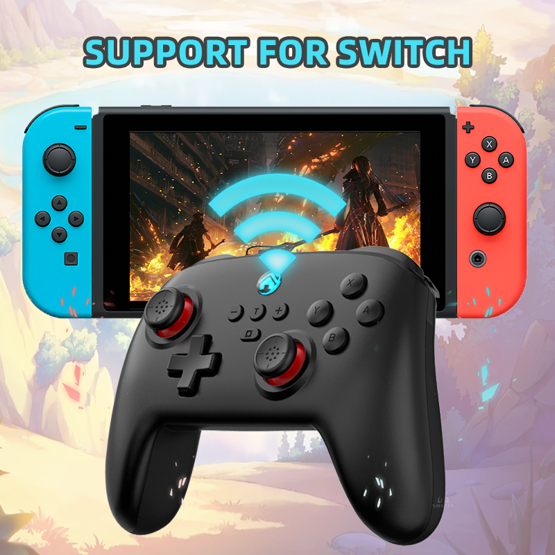 Switch Pro Controller Wireless Game Gamepad for Nintendo Switch OLED/Lite Joyestick For PC/Steam Deck Yuzu Controle. 