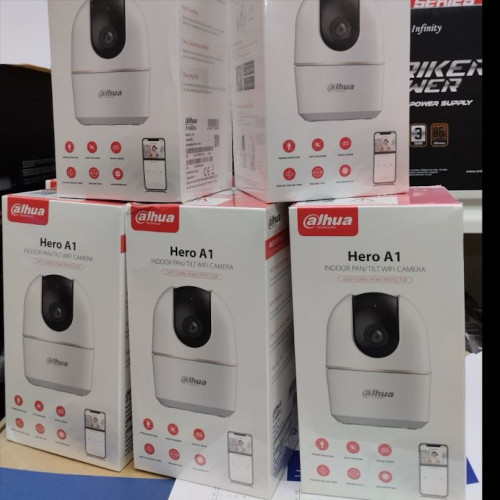 DAHUA  3MP HERO A1 Wi-Fi Pan & Tilt Wifi Network IP Camera - DH-H3AE White. 