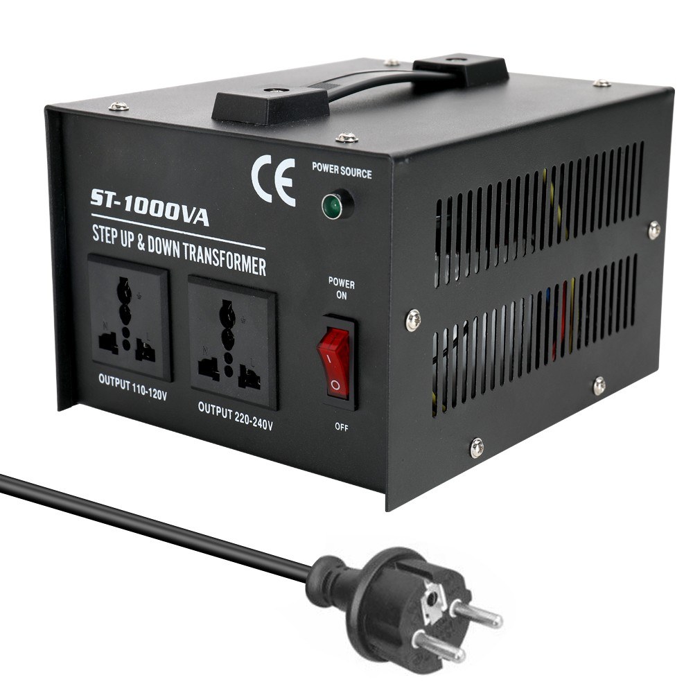 Intelligent Efficient Step Up Down Transformer ST-1000W Household Electrical Appliance Voltage Converter - eu. 