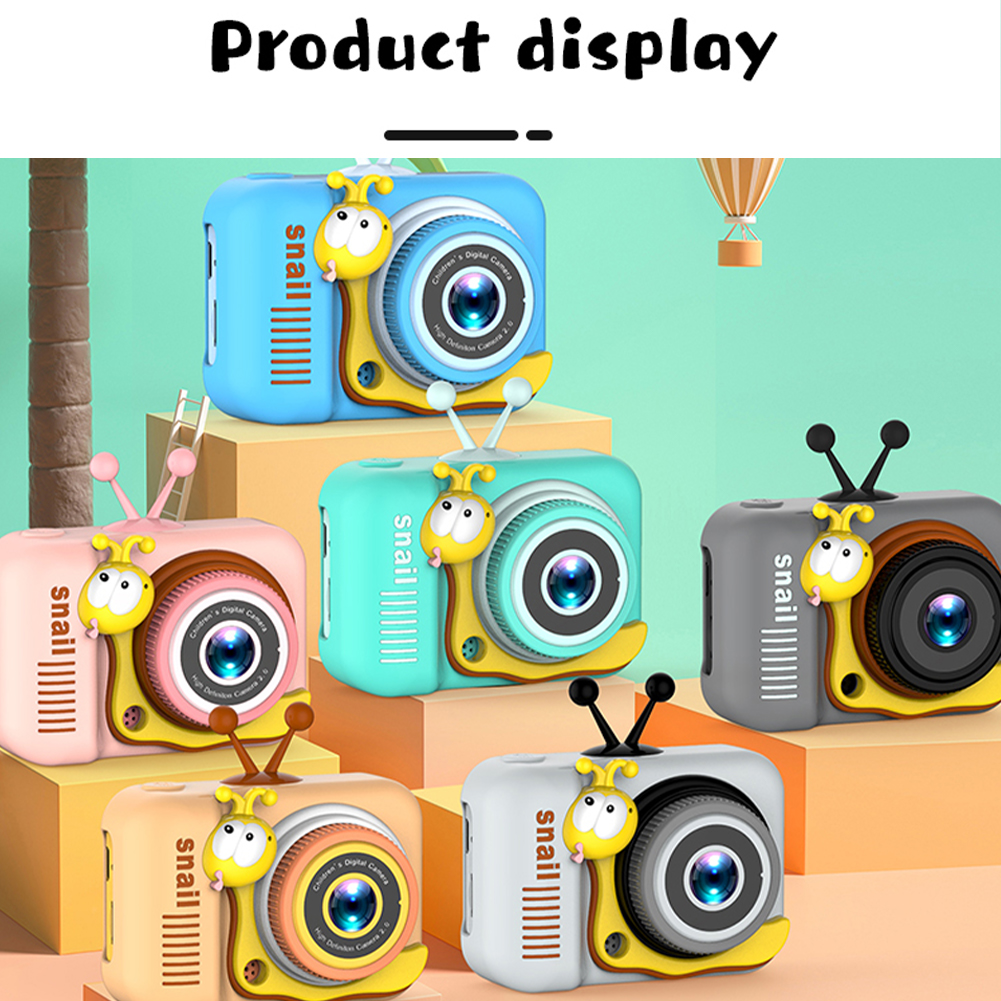 Kids Camera Hd 1080P Children Sports Camera 2.0 Inch Ips Screen Mini Camera Birthday Gifts For 3-12 Boys Girls