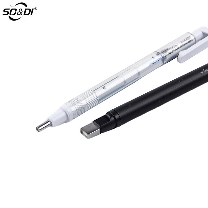TOMBOW MONO Zero Eraser Sketching Highlighting Mechanical Eraser Refillable Pen Shape Rubber Press Type School Stationery. 