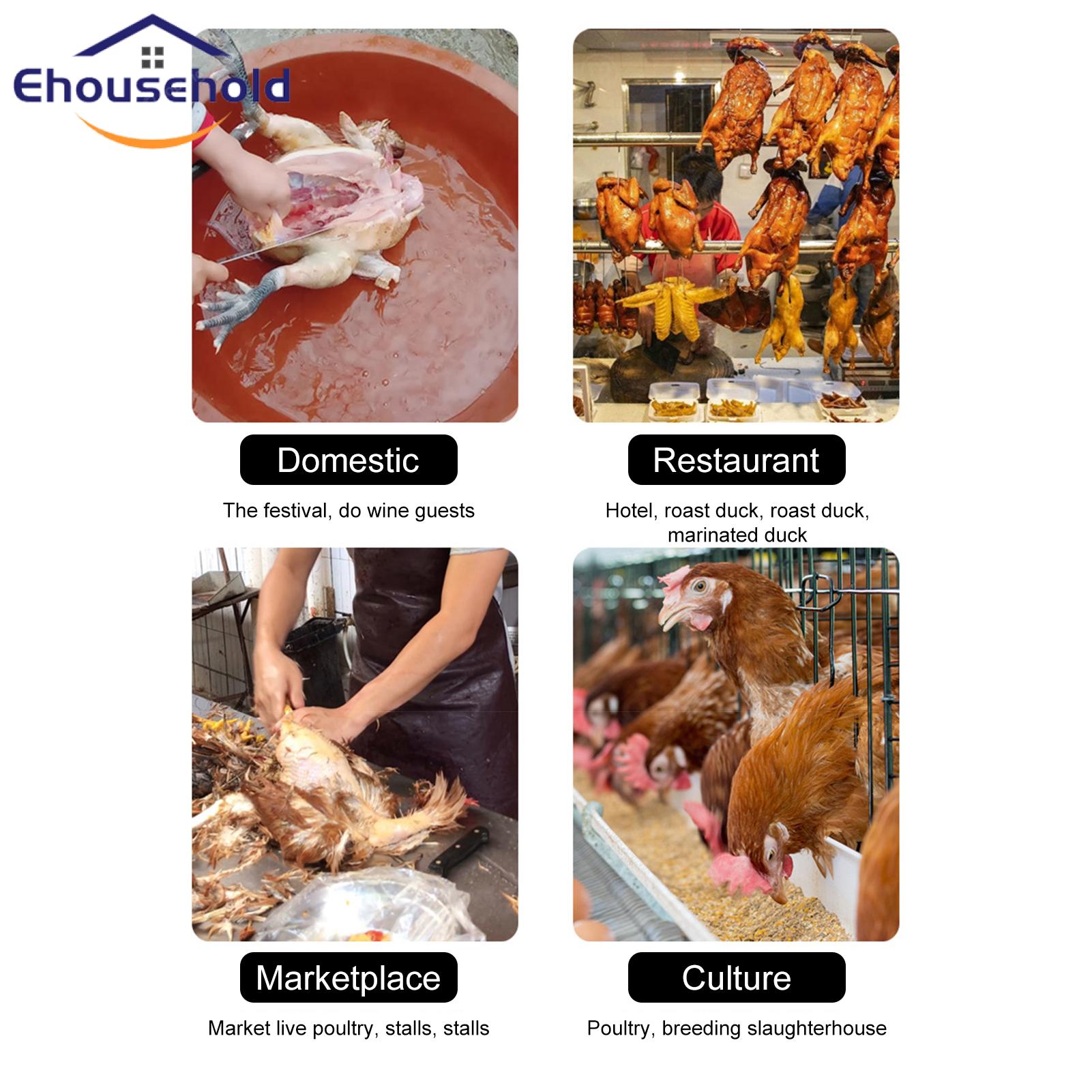 Easy One-button Switch Electric Chicken Plucker Machine for Quick Feathers Removal Ideal for Small Farms Home Use in Asia Chicken Feather Remover. 