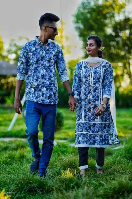Couple Matching couple Set Couple Outfit couple Set in Cotton