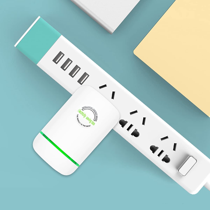 2PCS Power Save, Energy Saver, Electricity Saving Box Household Office Market Device Electric Smart US Plug. 