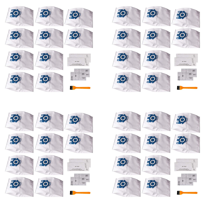 60Pcs Vacuum Cleaner for GN AirClean 3D Efficiency Dust Bags Replace GN Vacuum Cleaner Dust Bag Part
