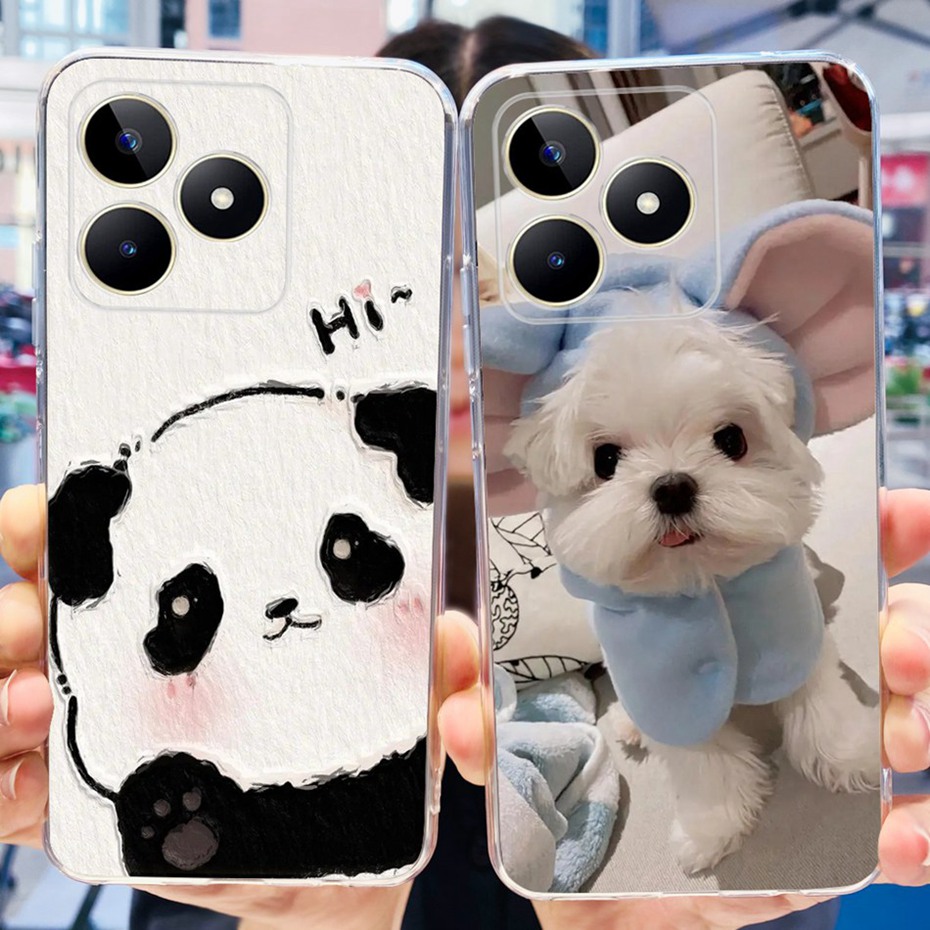 Lovely Printing Case For Realme Note 50 RMX3834 Soft Silicone TPU Back Cover For Realme Note50 Phone Cases. 
