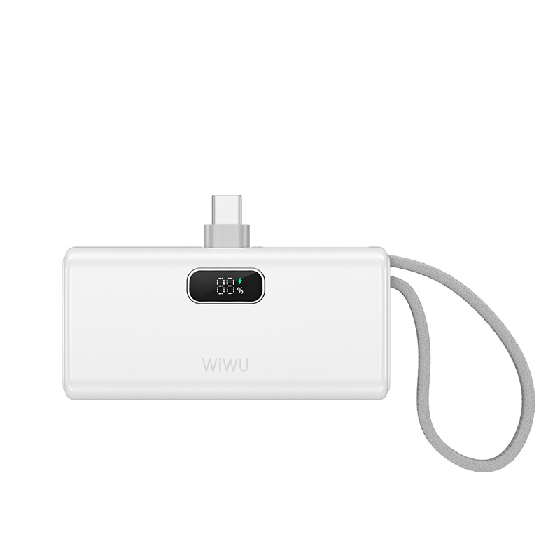 WIWU Wi-P044 Espresso 5000mAh Mini USB-C Power Bank. 
