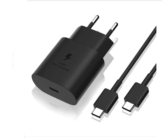 100% Samsung 25W Super Fast Orginal Charger Usb Type C Charger Power Adapter For Galaxy Usb-C (2 Pin) - Samsung PD Charger
