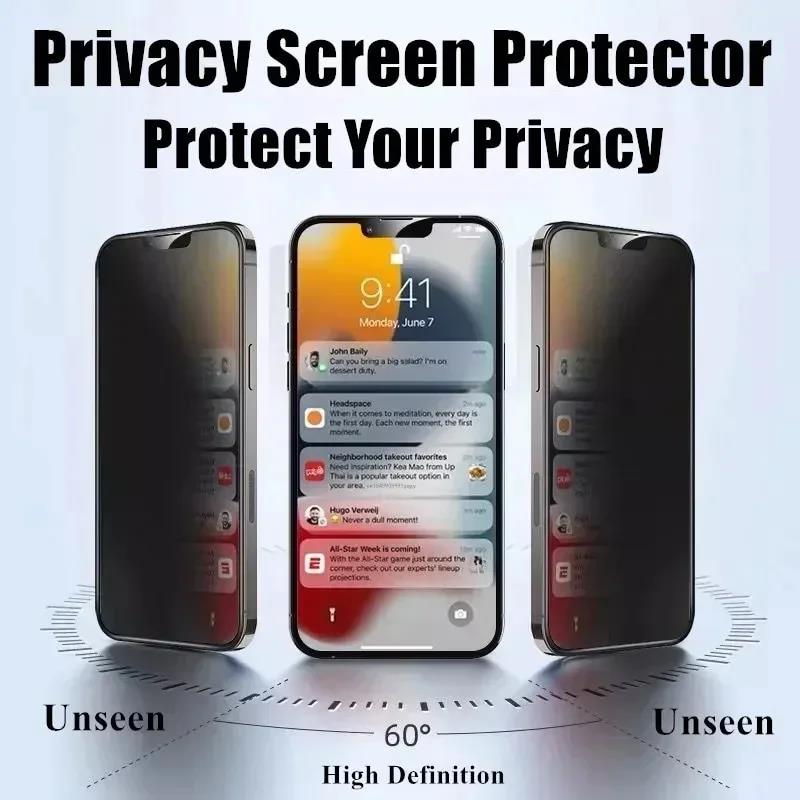 3 Pcs Privacy Tempered Glass Screen Protector For OPPO K7 K9Pro K10X (5G) Rx17 Neo Ax5S Ax7 Pro NEO9 Find X2 X3 X5 Lite Anti-Spy. 