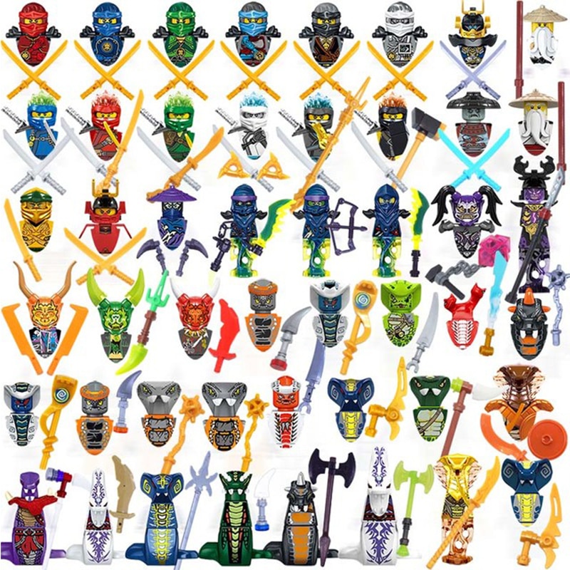 24pcs nique injago Anime Character uilding lo o ids o olls Figures uilding ids o. 