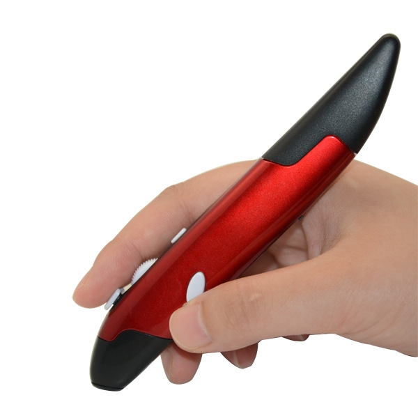PR-03 2.4G USB Receiver Adjustable 1600 DPI Wireless Optical Pen Mouse for Computer PC Laptop Drawing Teaching. 