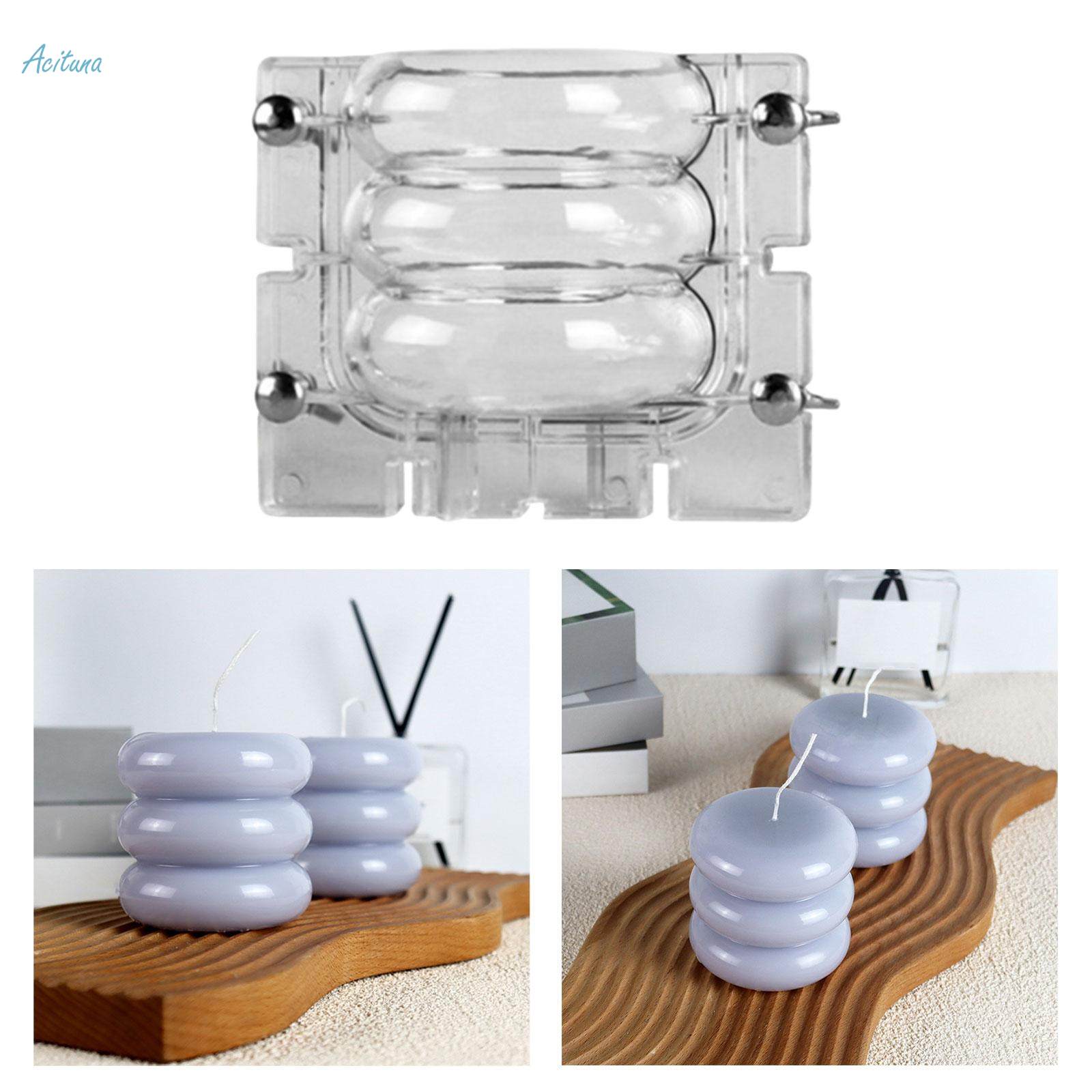 Acrylic Candle Candle Molds Round Towers Shaped Scented Candles Mould. 