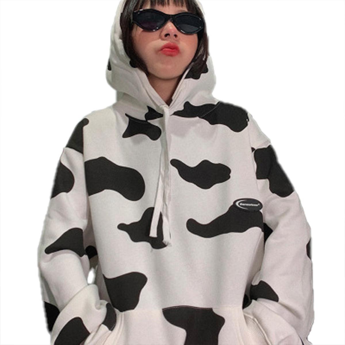 Champion cow print hoodie sale