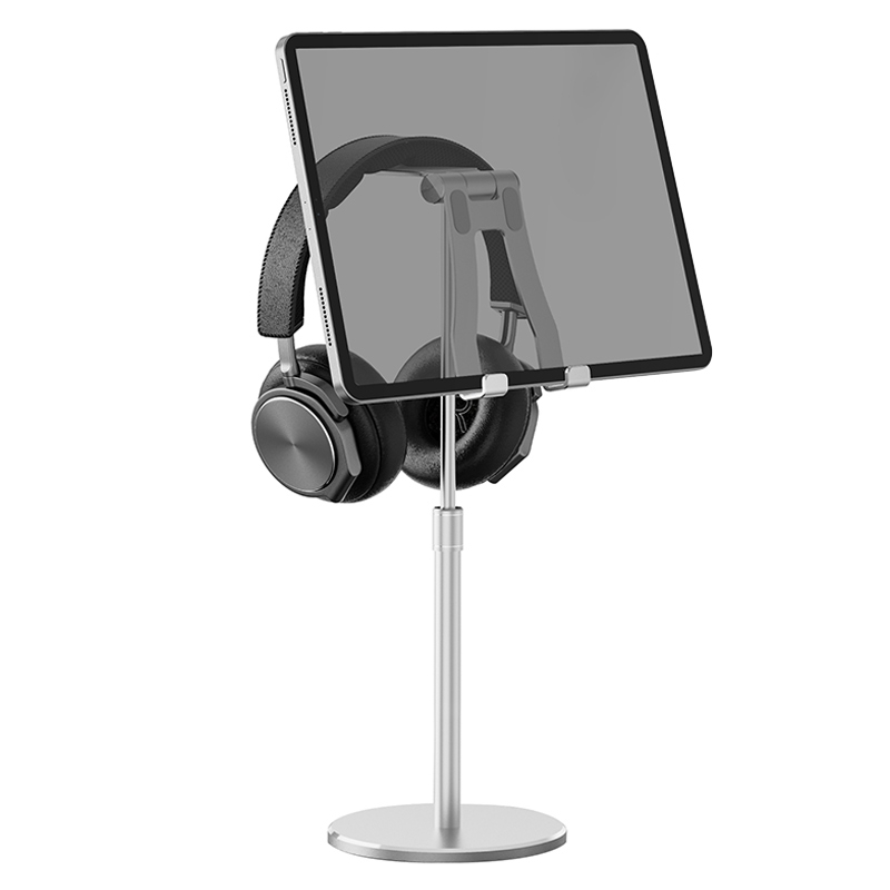(New)R-JUST PB03 Lifting / Angle Adjustable Multi-function Headset / Tablet / Mobile Phone Holder, Suitable for Devices Under 12.9 inch. 