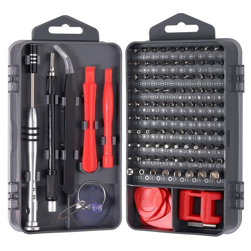 Corslet Stainless Steel 115 In 1 Precision Screwdriver Set, For Multipurpose. 