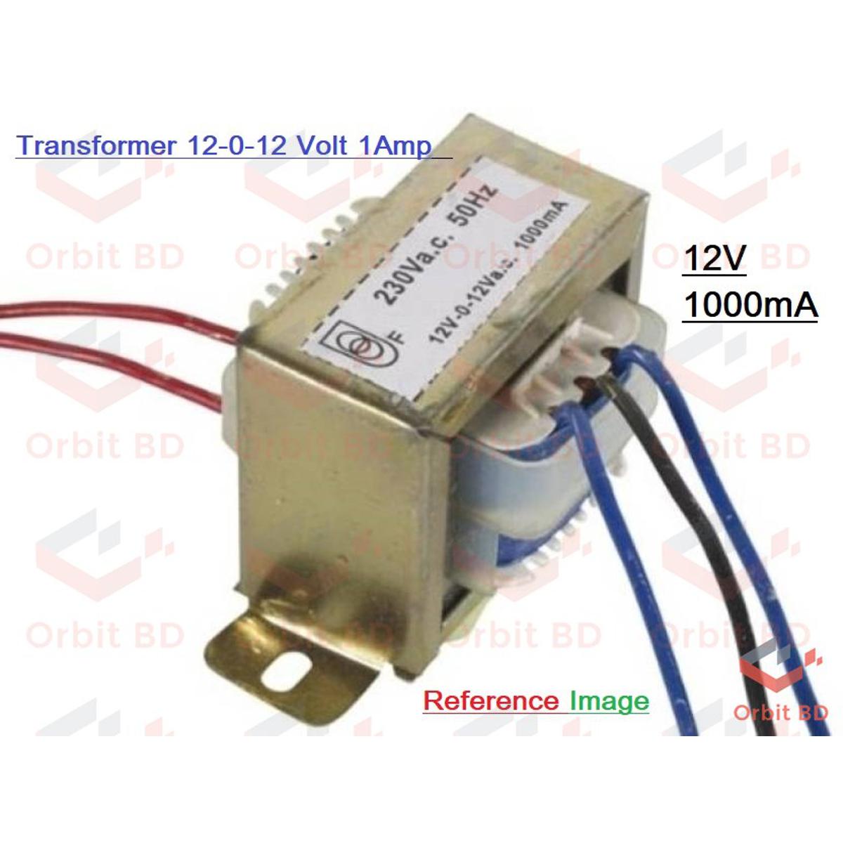 12V 1A Transformer 12-0-12v 1Amp Input AC 220V 50Hz Output DC 12 Volt 1A Step Down Transformers For Power Supplies Electronic Project DIY Adapters. 