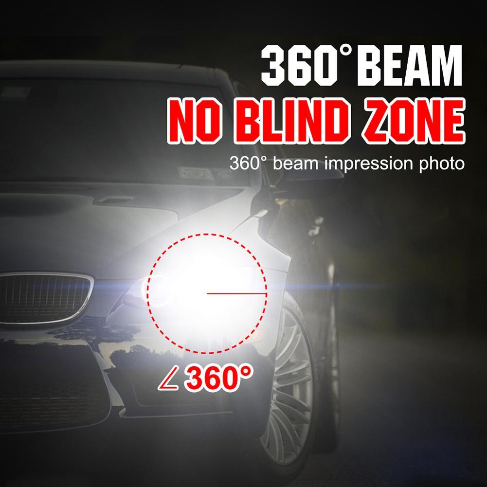 1 Pair H4 LED 72W 6500K 8000LM S4 Car Headlight Hi/Lo Beam Bulbs Waterproof. 
