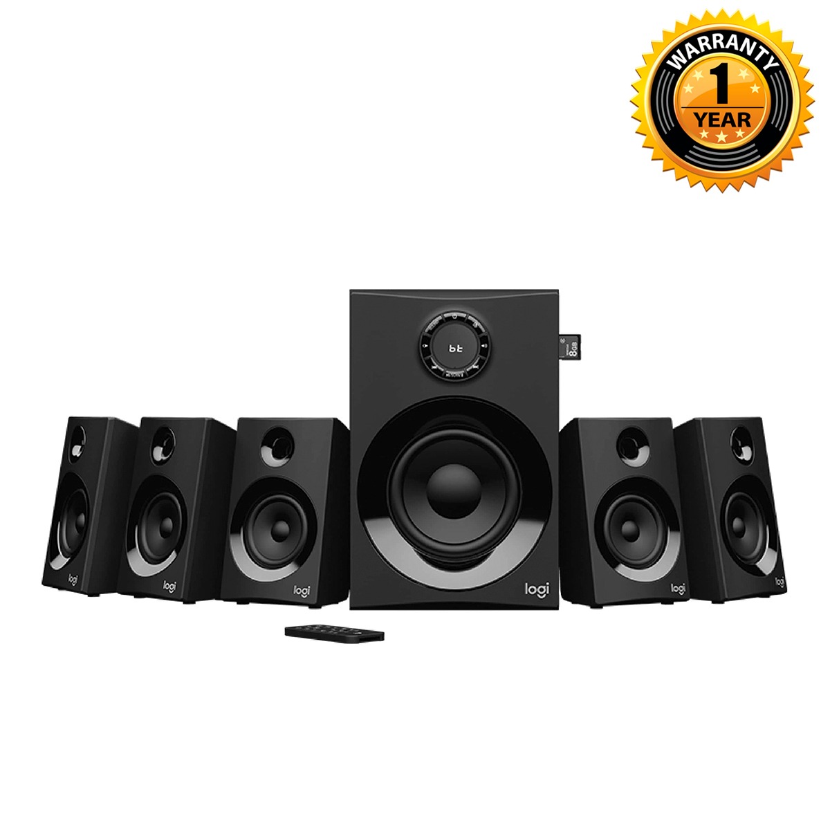 LOGITECH Z607 SURROUND SOUND 5:1 SPEAKER