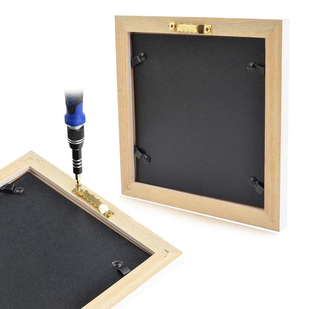 96Pcs/Set Picture Photo Frame Hanging Hooks with Screws Kit. 
