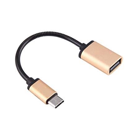 Metal Usb C 3.1 Type C Male To Usb Female Otg Data Sync Converter Adapter Cable - Cable Protector - Type C Cable. 