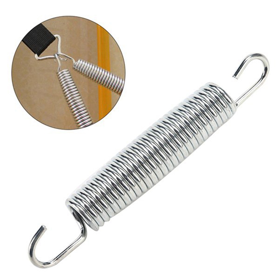 10PCS Spring Stainless Steel Tension Spring Multifunctional Double Hook Extension Spring Universal Accessories 140mm. 