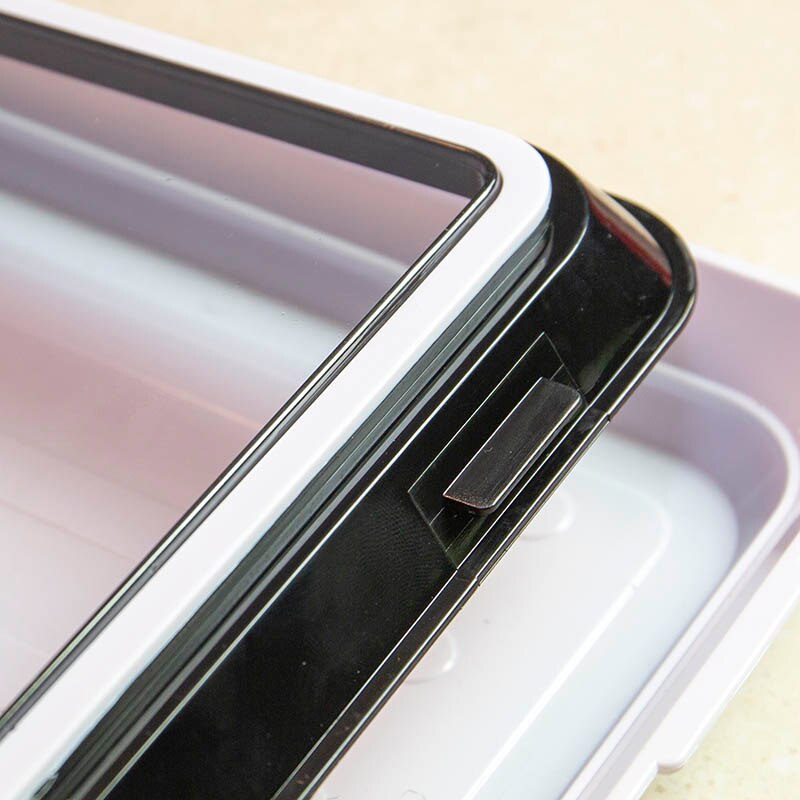 【happy one】Green Clever Tray Food Preservation Tray Plastic Food Storage Container Set Food Fresh. 