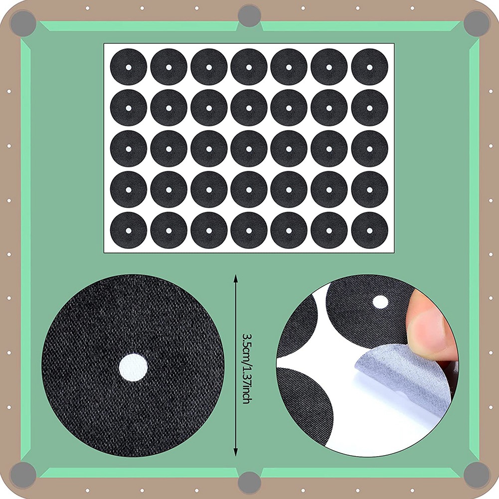 105 Pcs Pool Table Marker Dots Billiard Spot Stickers Snooker Spot Billiard Table Marker Dots Pool Ball Position Marker. 