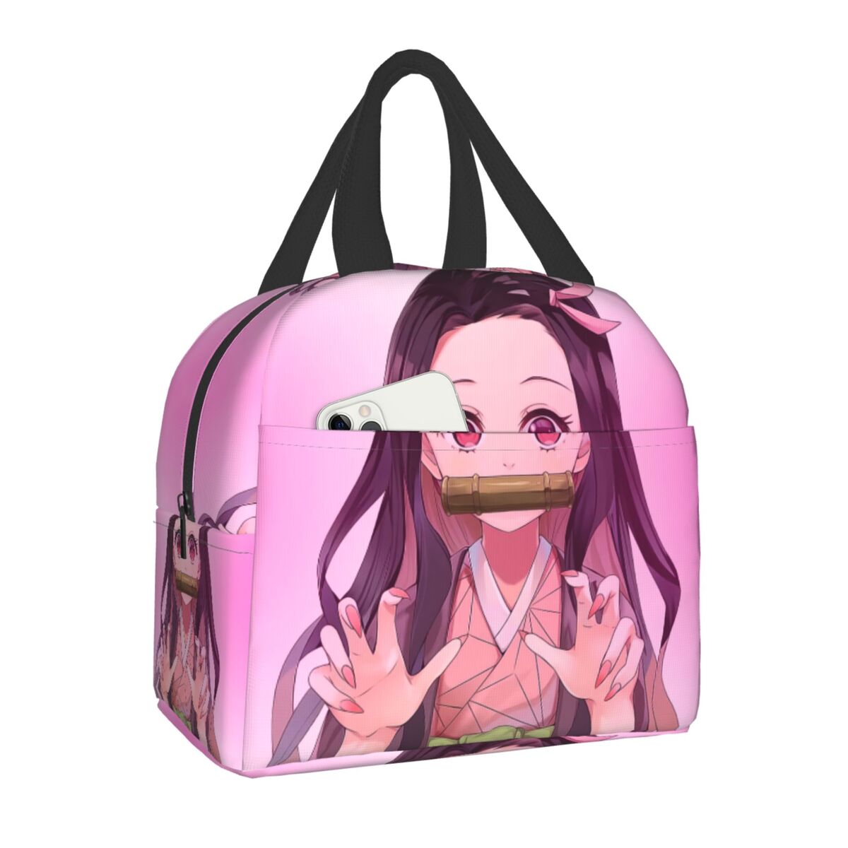 Demon Slayer Kimetsu No Yaiba Lunch Bag Portable Cooler Thermal