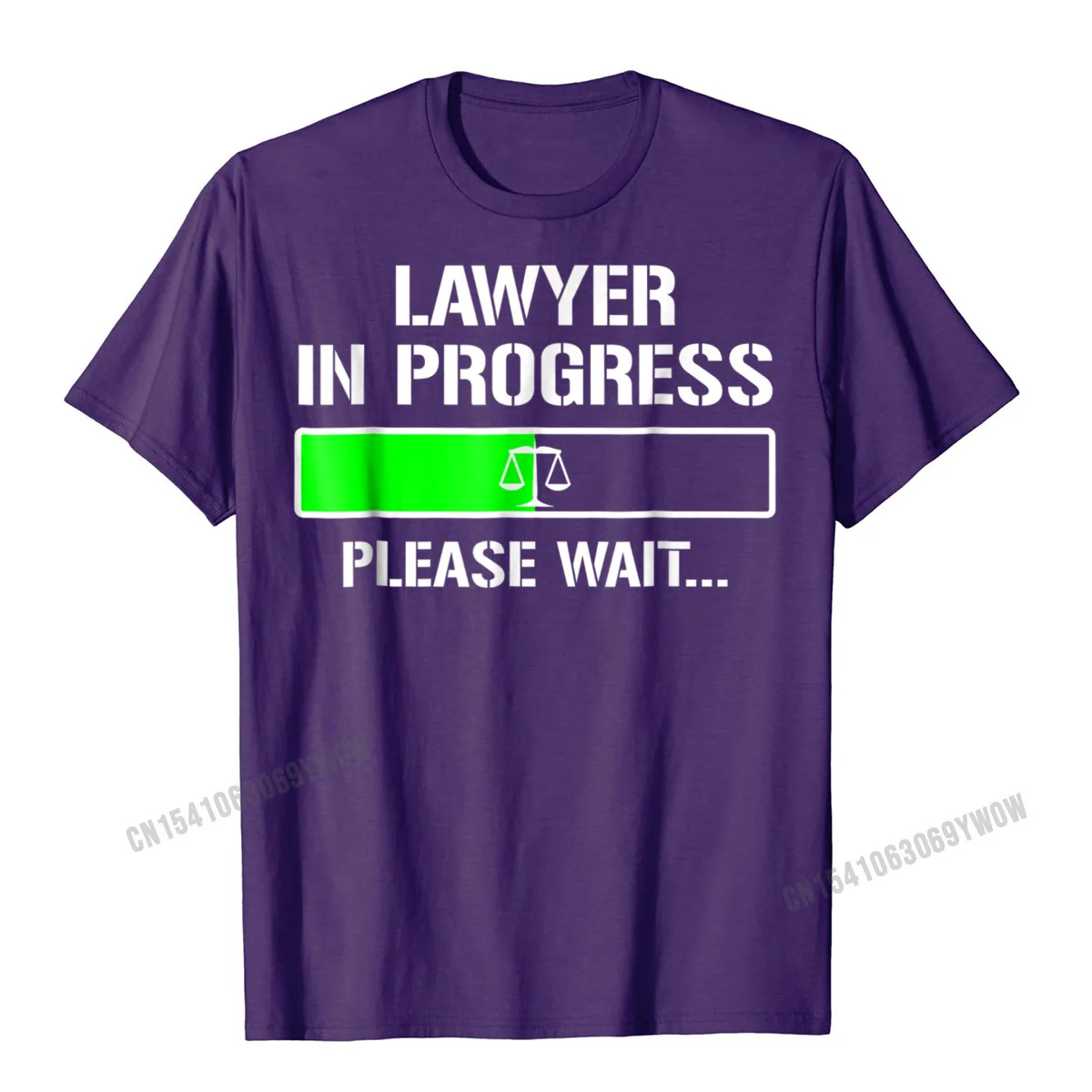 Lawyer In Progress T-Shirt Funny Law School Student Tee Gift Men Male Wholesale Casual T Shirt Cotton T Shirt Custom. 