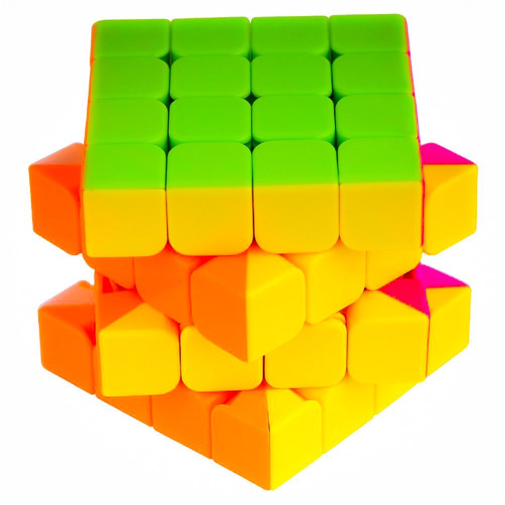 D ETERNAL Cube Combo Set Of 2x2 3x3 4x4 high Speed Stickerless Puzzle Cube For 14 Years And Up, Multicolor, Pack Of 1. 