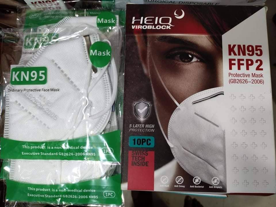 KN95 FFP2 Mask Heiq Viroblock 10 pcs. 