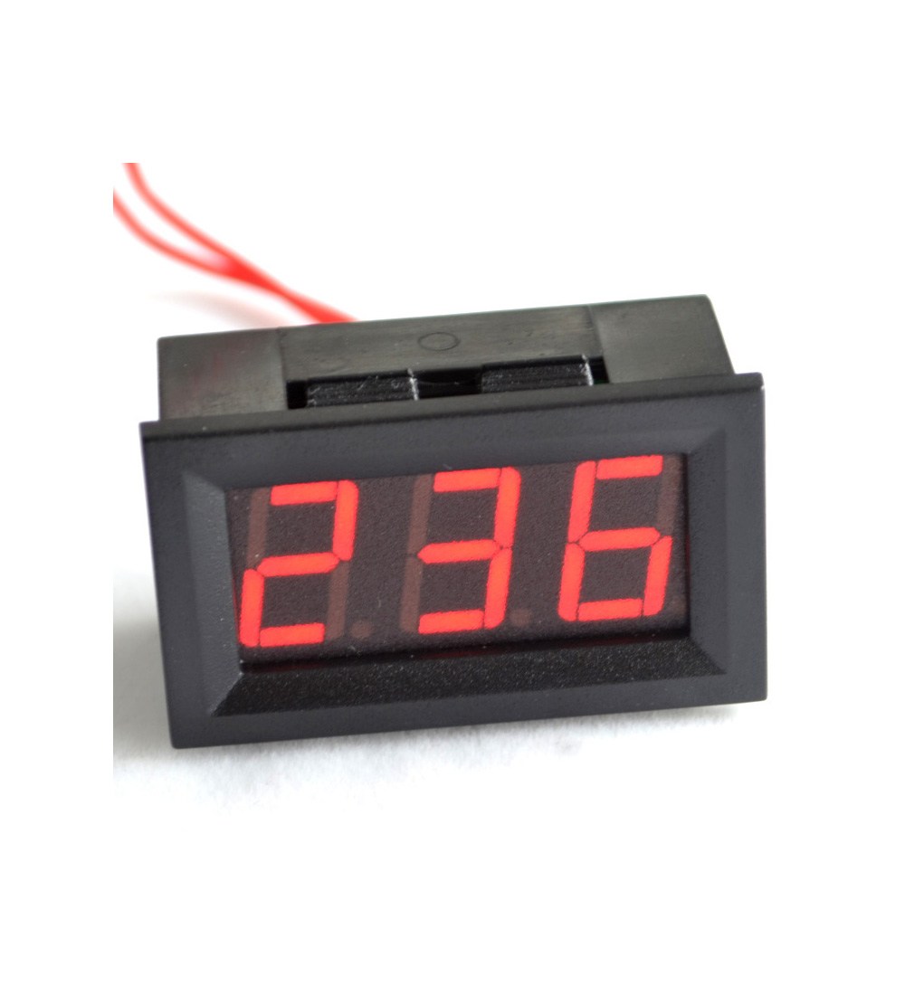 YB27A LED AC 60-500V 0.56″ Inch Digital Display Voltmeter Panel Mount Home Use Voltage Display 2 Wire Digital AC Voltmeter Voltage Meter RED Display 500V Digital Voltage Meter Testers. 